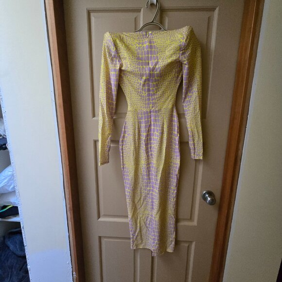 ALEX PERRY
Lennon printed neon stretch-jersey midi dress - Picture 8 of 13